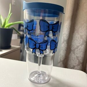 Personalized Stemless Wine Tumbler with Wine Glass Interior | Custom Name Cup